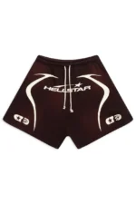 HELLSTAR WARM UP SHORTS DARK RED