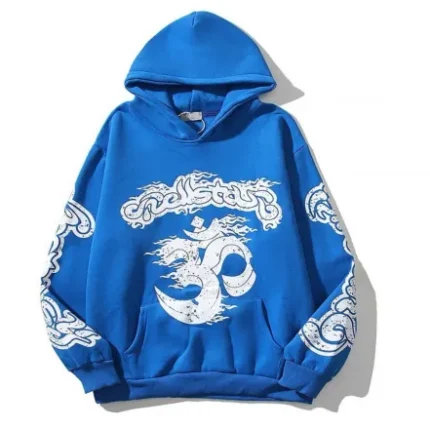 Hellstar Blue Yoga Hoodie