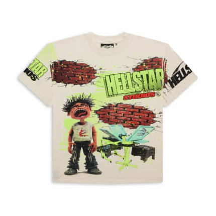 Hellstar Brick Wall White T-Shirt